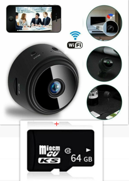 A9 Magnetic Suction Security Camera HD Camera Smart Infrared Night Vision Home
