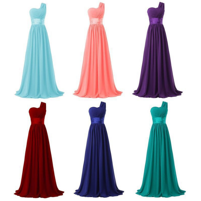 Robe de soirée longue multicolore pour banquet