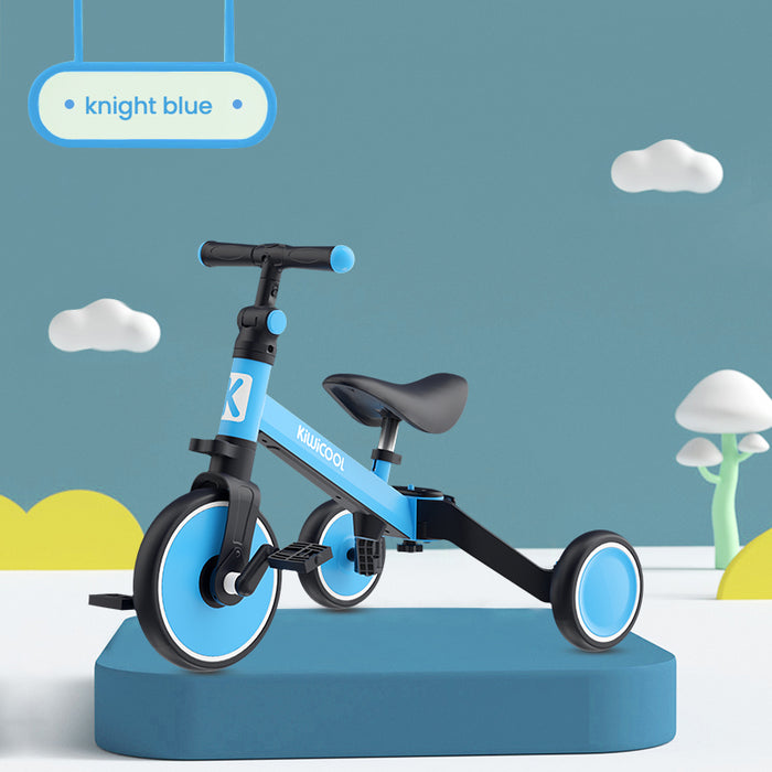 Scooter de equilibrio dos en uno para niños, triciclo multifuncional para bebé de 1 a 3 años