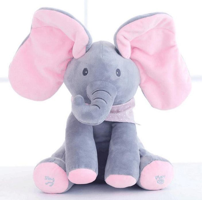 Peluche éléphant interactive Peek-A-Boo