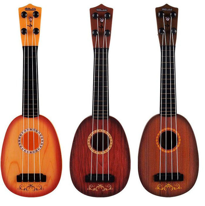 Nuevo rompecabezas de ukelele de guitarra de juguete musical para primera infancia puede tocar un instrumento musical de juguete para regalo al por mayor