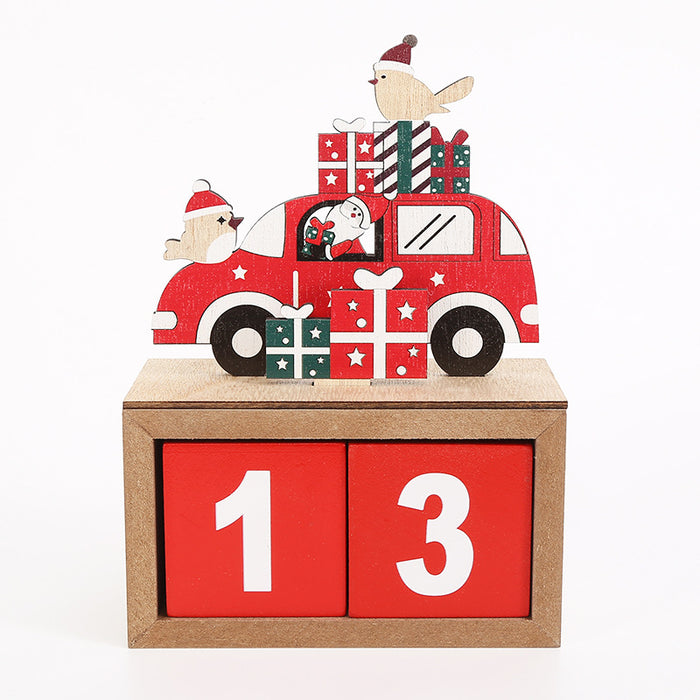 Home Wooden Calendar Countdown Decorations