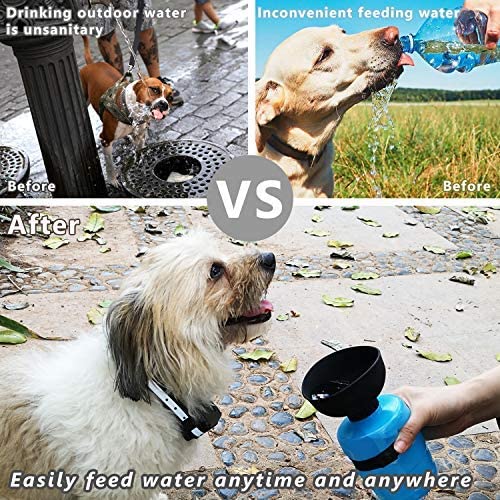 Haustier Outdoor faltbare Flasche Hund Reise Wasserflasche Hund Wasserspender