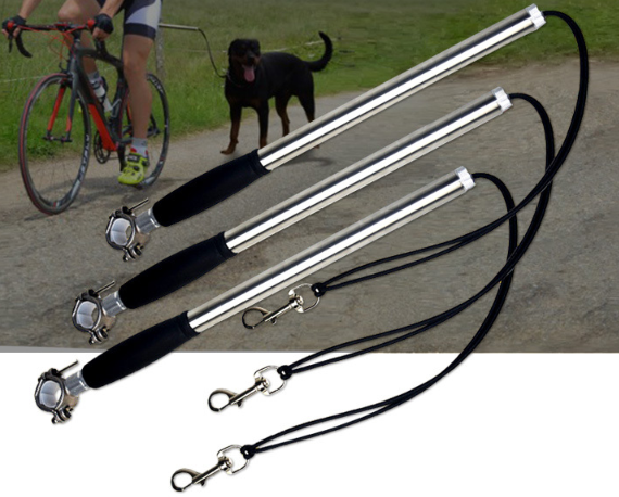 Guinzaglio da bici in acciaio inossidabile per cani da compagnia