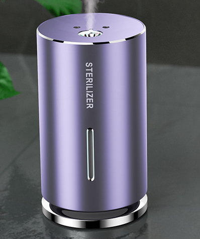 Small Portable Mute Household Kitchen  Car Air Purifier Alcohol Spray Induction Sterilizer