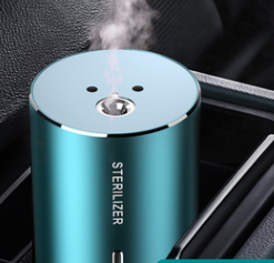 Pequeño portátil silencioso hogar cocina coche purificador de aire Alcohol Spray esterilizador de inducción
