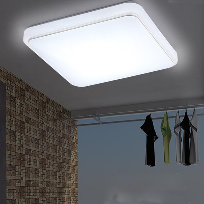 Lámpara de techo de iluminación cuadrada simple, lámpara de techo de iluminación de dormitorio de sala de estar