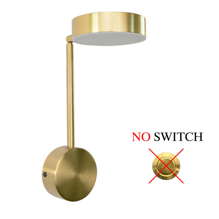Lampe de chevet applique rotative interrupteur à clé lampe applique fond décoration murale