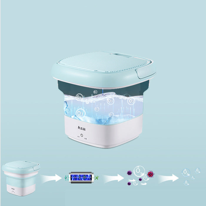 Portable Folding Washing Machine With Dehydration And Spin-drying