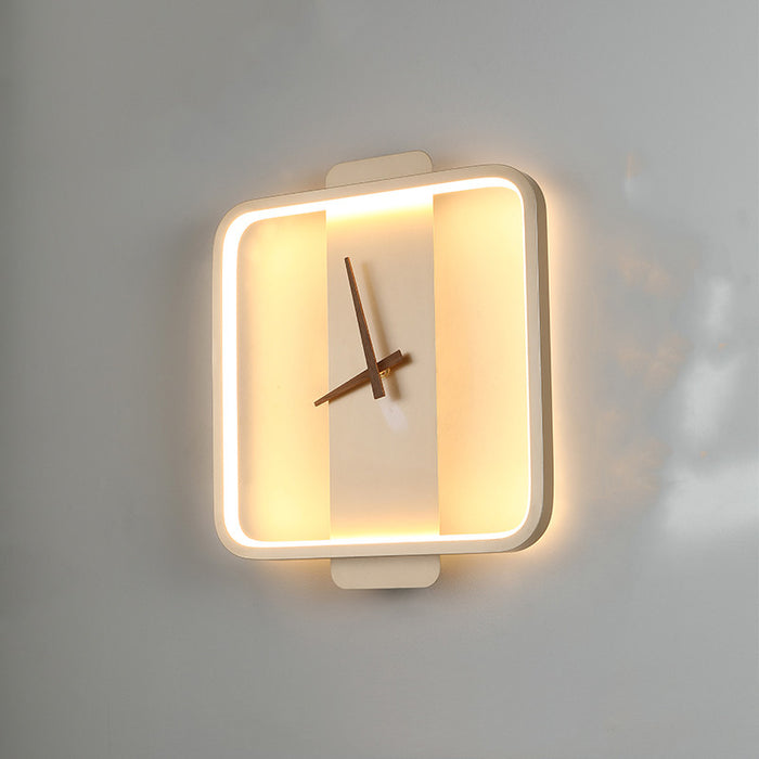 Lampada da parete nordica Lampada da comodino per camera da letto Lampada modellante per orologio