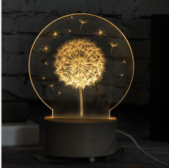Simpatiche lampade meduse LED romantiche luci touch per bambini Decorazione camera da letto Luce notturna regalo di San Valentino