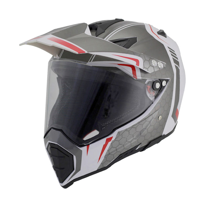 Lindo capacete off-road para motocicleta com cobertura total