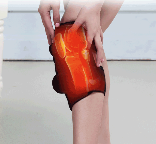 Masseur électrique de genou à chauffage infrarouge, enveloppement de soutien des articulations du coude, thérapie par Vibration, Machine de physiothérapie, soulagement de la douleur