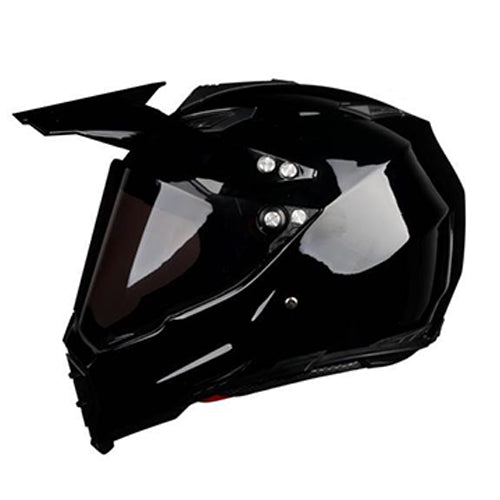 Bellissimo casco da moto fuoristrada a copertura totale