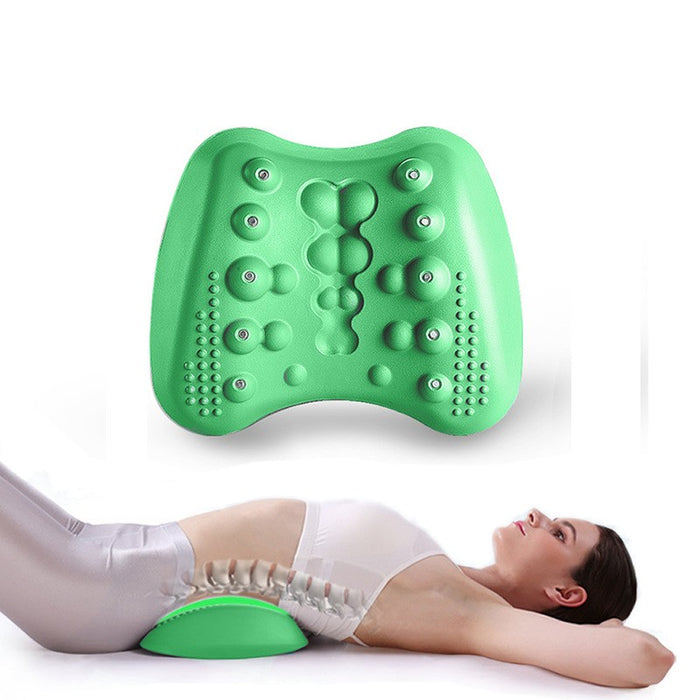Travesseiro de apoio lombar para alívio da dor lombar, massageador de maca para alívio da dor lombar crônica e disco herniado