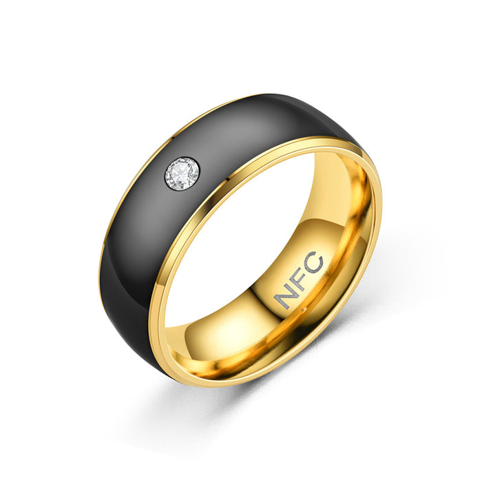 Multifunctional Smart Wearable Access Control Stainless Steel Ring