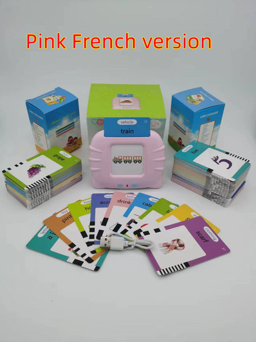 Máquina de aprendizagem de inglês para educação infantil com cartão
