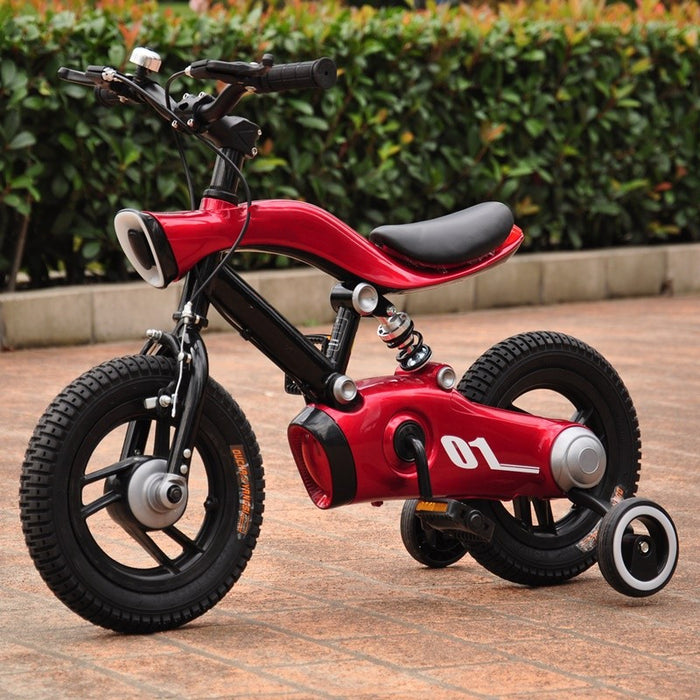 Vélo pour enfants en acier à haute teneur en carbone avec pédale de lumière musicale