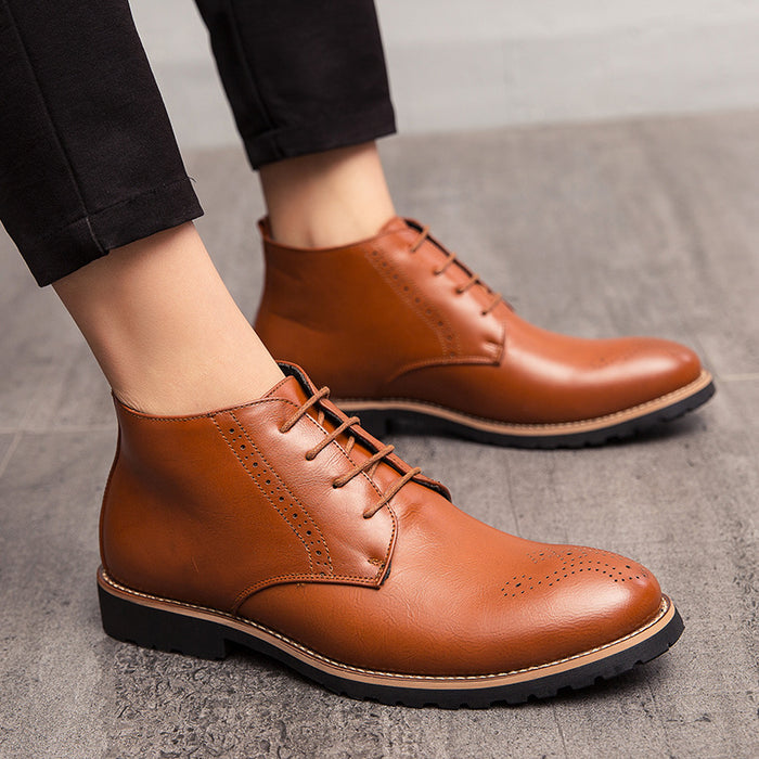 Bottines Martin surélevées intérieures pour hommes