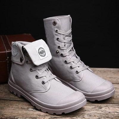 Cross-border e-commerce of autumn new men's high top shoes