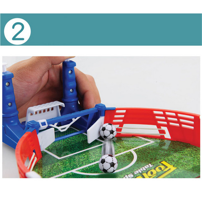 Mini kit di giochi da tavolo per partite di calcio da tavolo giocattoli da calcio per bambini sport educativi giochi da tavolo portatili all'aperto gioca con i giocattoli con la palla