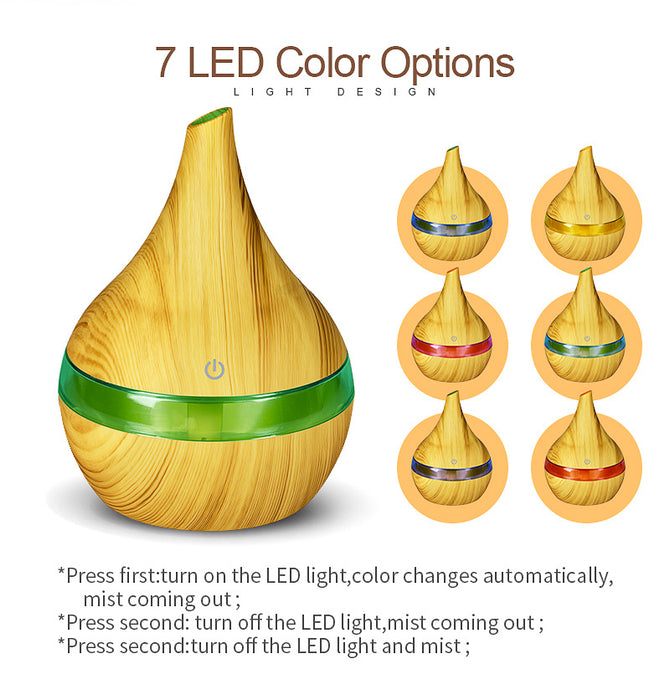 Difusor de aceites esenciales LED