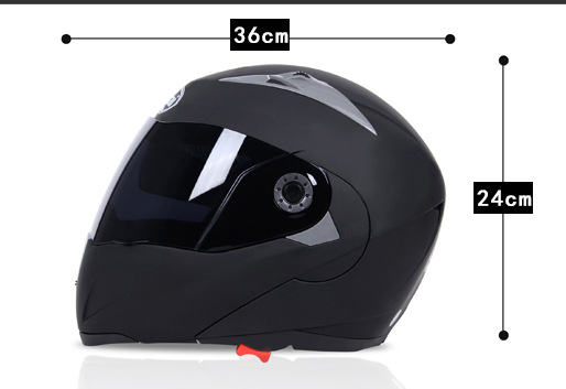 Casque de moto demi-casque protection solaire anti-buée casque intégral à double lentille