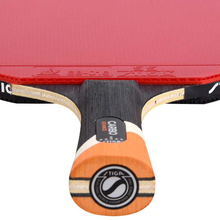Racchette da ping pong Professionale Single Shot 6 Star Six Carbon Racchetta da ping pong Manico lungo Impugnatura shakehand Manico corto dritto