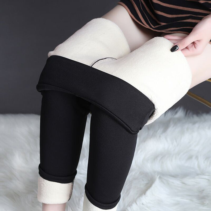 Oversized Cashmere Tight Thermal Pants Autumn And Winter Cashmere Leggings For Women
