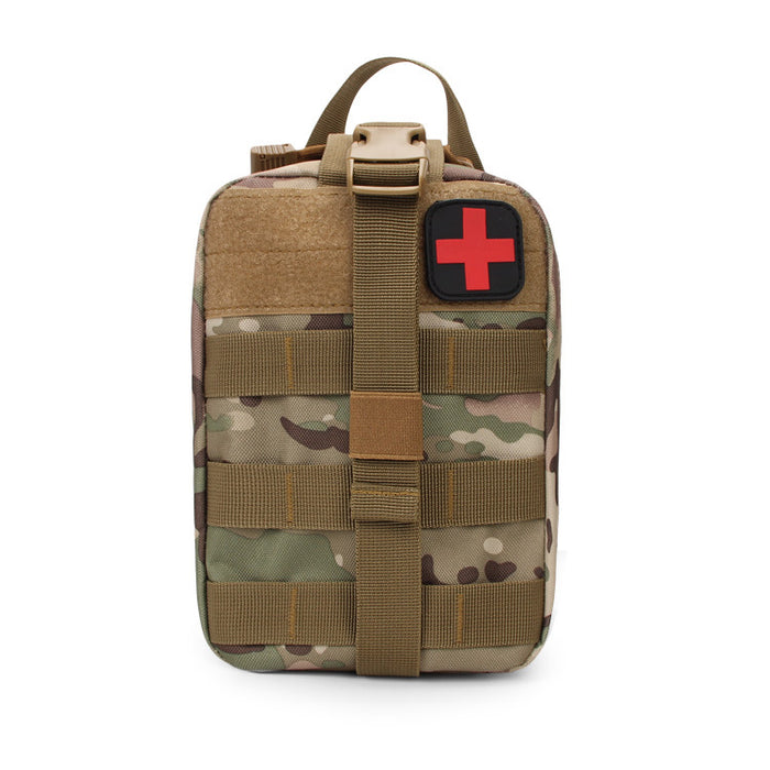 Botiquín de primeros auxilios táctico, riñonera de viaje de emergencia, bolso de rescate de supervivencia, bolsa impermeable de primeros auxilios para acampar, bolsa con parche