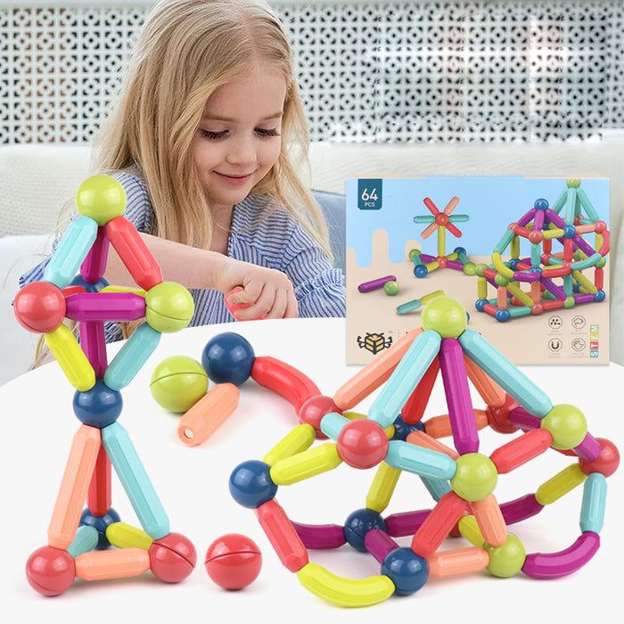 Bébé jouets bâton magnétique blocs de construction jeu aimants enfants ensemble enfants aimants pour enfants briques de jouet magnétiques