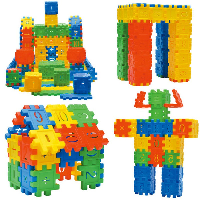 110 pièces ensemble bricolage Lepin blocs de construction bébé garçons et filles blocs 3D drôle éducatif mosaïque jouets pour enfants enfants bloc jouets