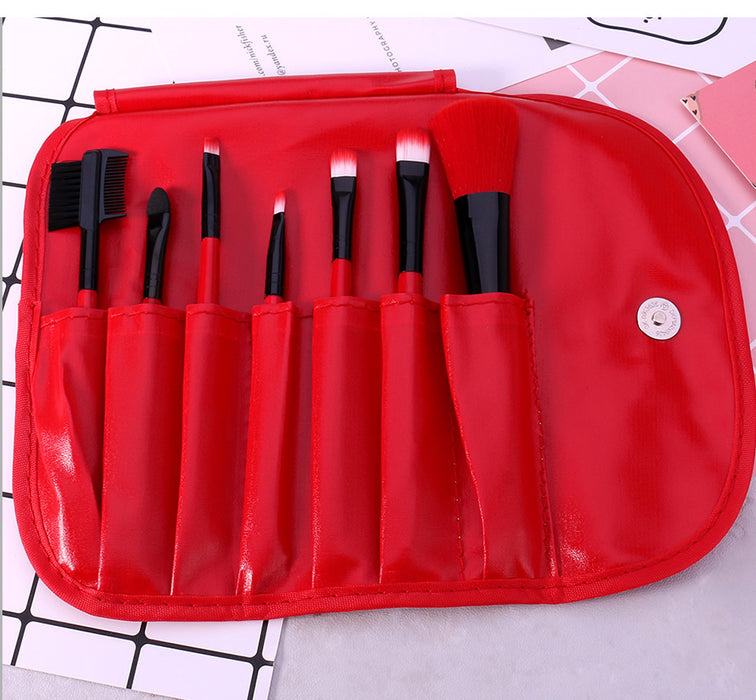 7 Make-up-Tools, Make-up-Pinsel, tragbare, vollständige Make-up-Pinsel