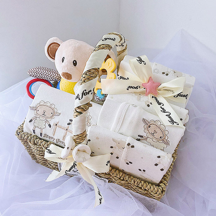 Conjunto de ropa para bebé recién nacido, caja de regalo, otoño e invierno