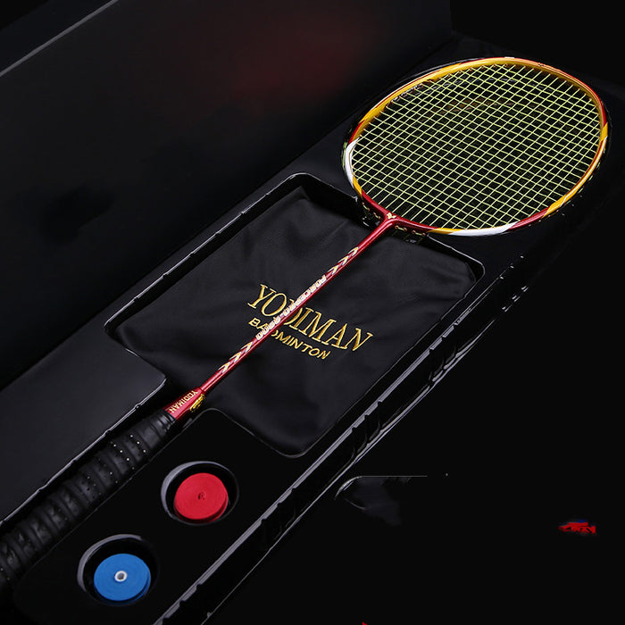 Badminton Racket Genuine Full Carbon Offensive  Light