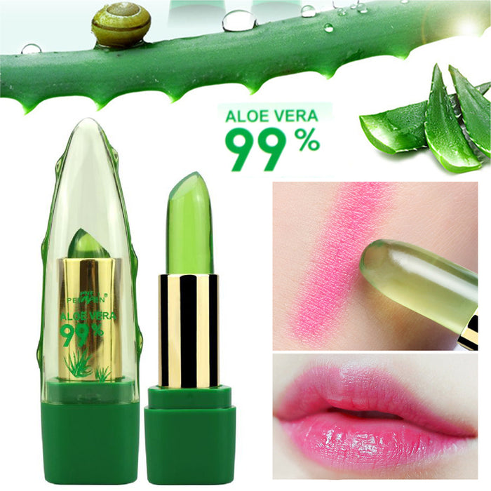 Aloe Vera Gel Farbwechselnder Lippenstift-Glanz-Feuchtigkeitsspender