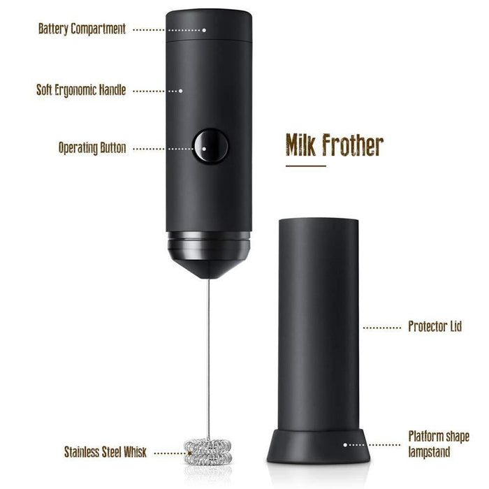 Electric Milk Frother Egg Foam Coffee Maker KitchenTools