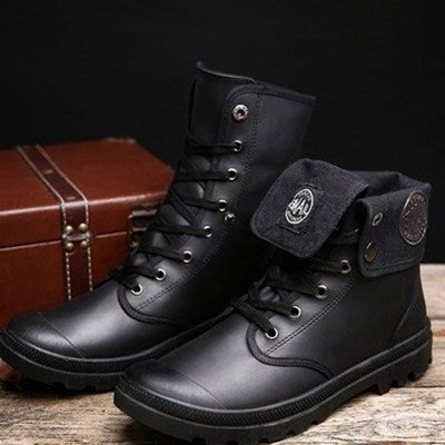 Cross-border e-commerce of autumn new men's high top shoes