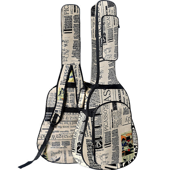 Bolsa de guitarra con impresión en color de tela Oxford de 41 pulgadas