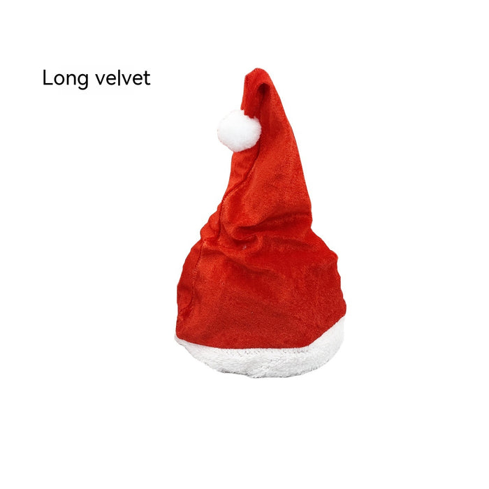 Columpio eléctrico sombrero de Navidad Festival juguetes de peluche sombrero regalo para niños batería música sombrero de Navidad fábrica al por mayor