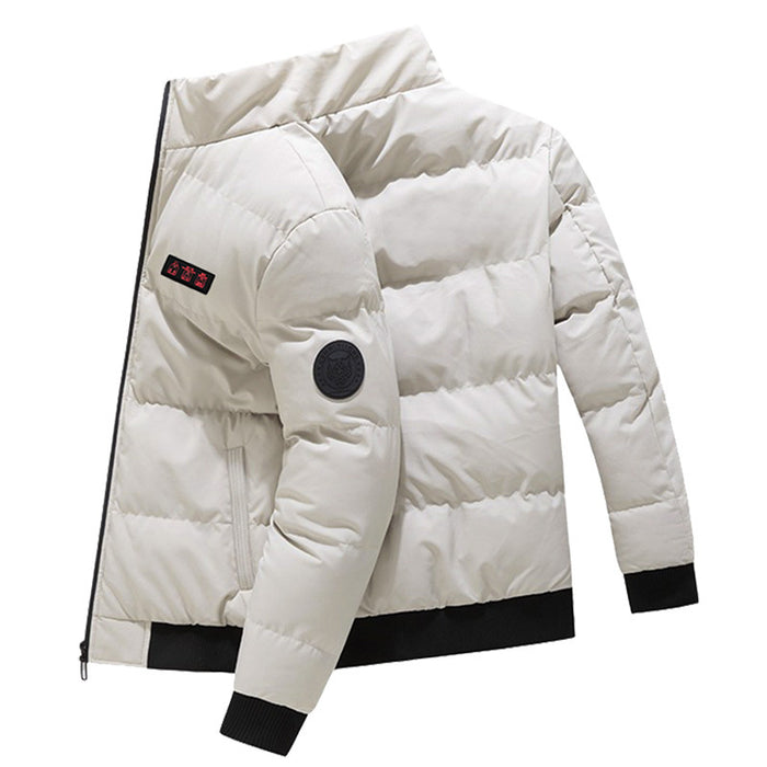 Outdoor Warm Heated Jacket Windproof Cotton Padded Clothes USB Heating Winter Keep Warm