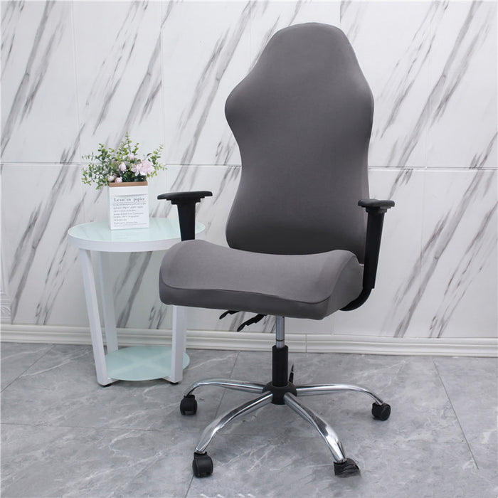 Stretch Fabric Gaming Chair Cover Armrest Swivel Chair Seat