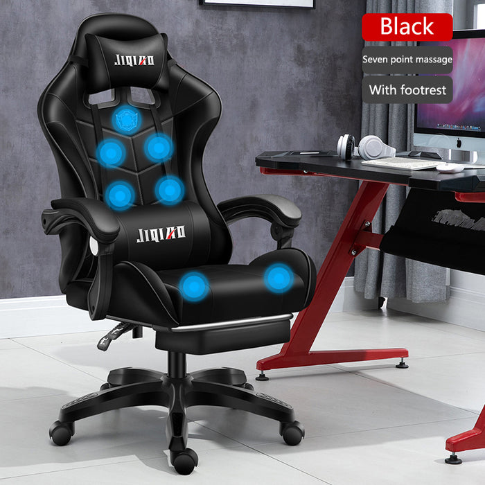 Chaise pivotante ergonomique de siège de jeu de dortoir de confort à la maison d'ordinateur des hommes