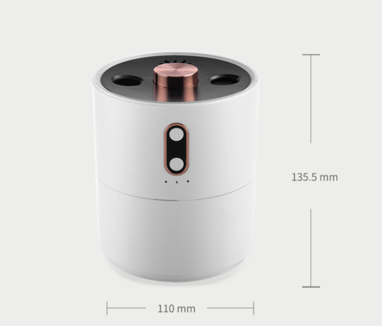 Vulkanischer Flammen-Aroma-Diffusor für ätherische Öle, USB, tragbar, Quallen-Luftbefeuchter