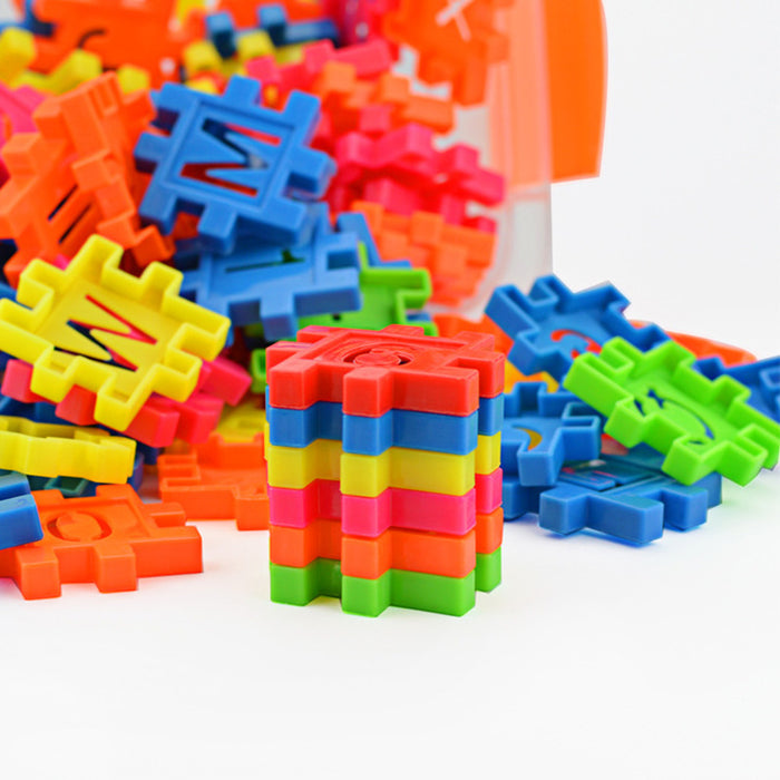 Juego de 110 Uds DIY Lepin bloques de construcción bebés niños y niñas bloques 3D divertidos juguetes educativos mosaicos para niños juguetes de bloques