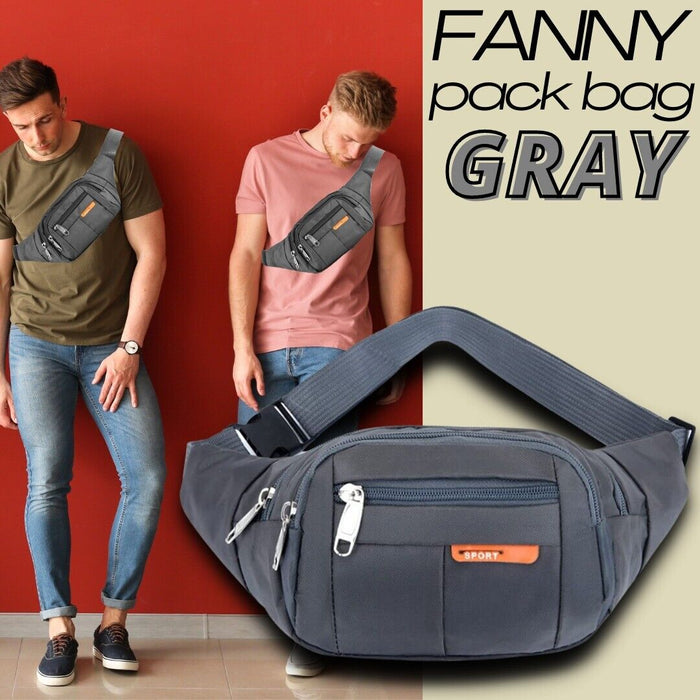 Männer Frauen Fanny-Pack Gürtel Taille Tasche Cross Body Sling Schulter Reise Sport Tasche