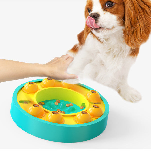 Hundehaustier-Puzzlespielzeug, langsamer Futterspender, interaktiver Futterspender zur Erhöhung des Welpen-IQ