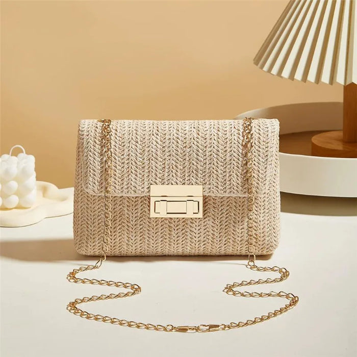 Chic Handwoven Straw Shoulder Bag™