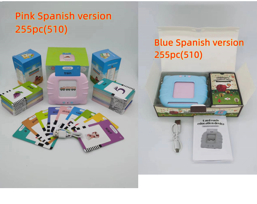 Máquina de aprendizagem de inglês para educação infantil com cartão