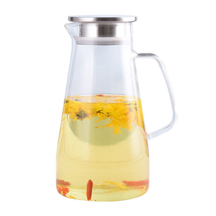 Household High Temperature Resistant Large Capacity Glass Cooling Kettle